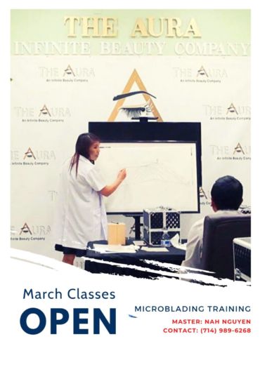 THE AURA BEAUTY ACADEMY The Aura is a beauty company that provides microblading, permanent cosmetic make-up, and provides licensing approved training academy in Westminster - Orange County California. 🏢 Address: 14550 MAGNOLIA ST, SUITE 206, WESTMINSTER, CA 92683 ☎ Hotline: (714) 989-6268 / 833-THEAURA (833-843-2872) 🌐Instagram: Aura Beauty Company