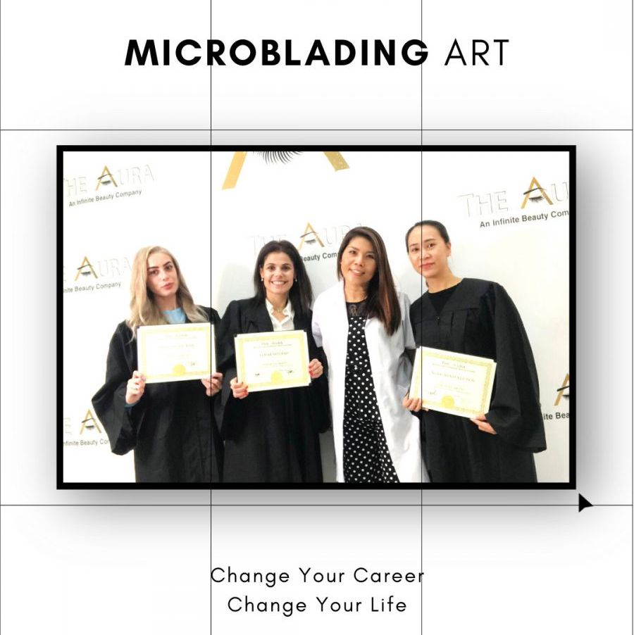 Aura Beauty Graduation Day - Microblading course