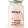 Collagen Ampoule contains Hydrolyzed Collagen, which is the main ingredient for firming the skin and helps prevent wrinkle. MTS stands for Microneedle Therapy System and is a therapy also known as Micro-Needling.