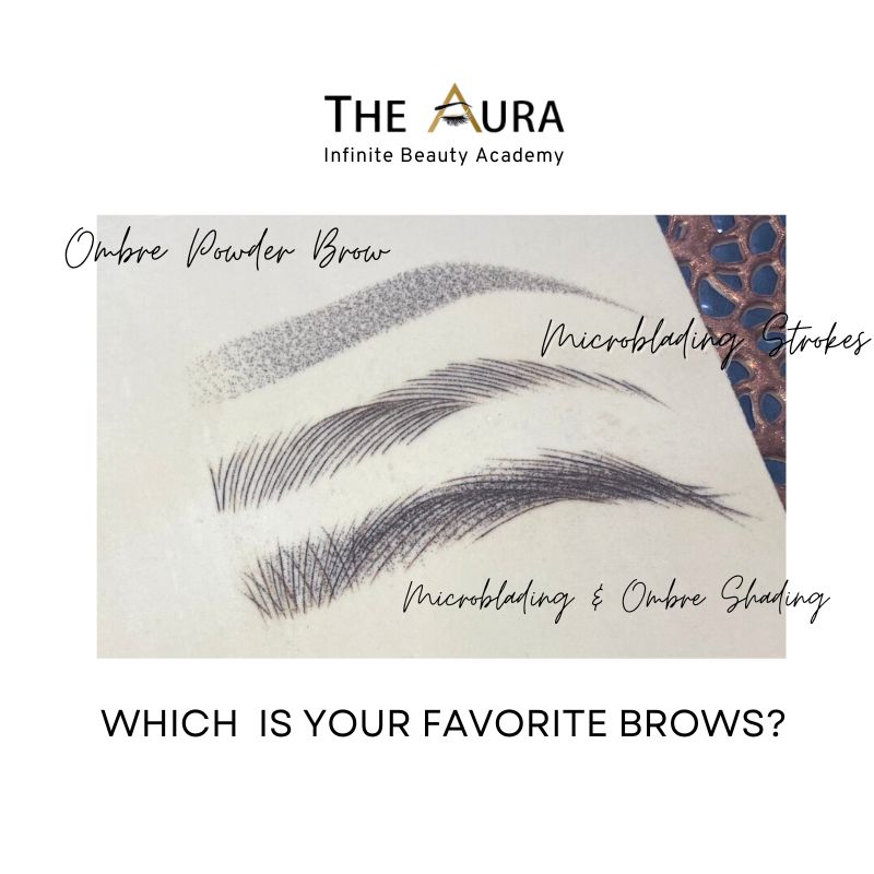 Learn how to to draw brows from A to Z with Aura Beauty Academy 1
