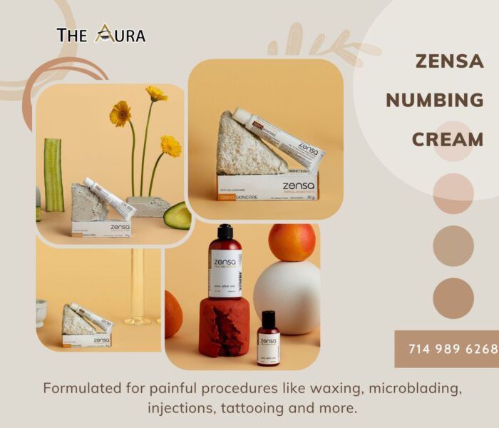 Aura Beauty's Highlight products - Zensa Numbing Cream 4