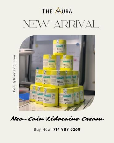 Where to buy Rapid and Effective Lidocaine 10.56% (Neo-Cain Cream) Neo-Cain is now available with the big size (500g) at The Aura Beauty.