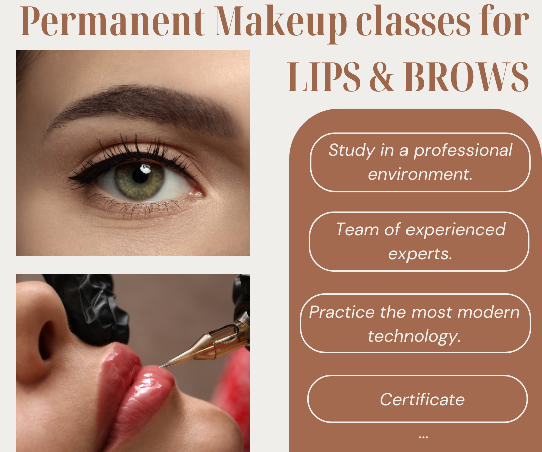 Permanent Makeup class for LIP & BROWS
