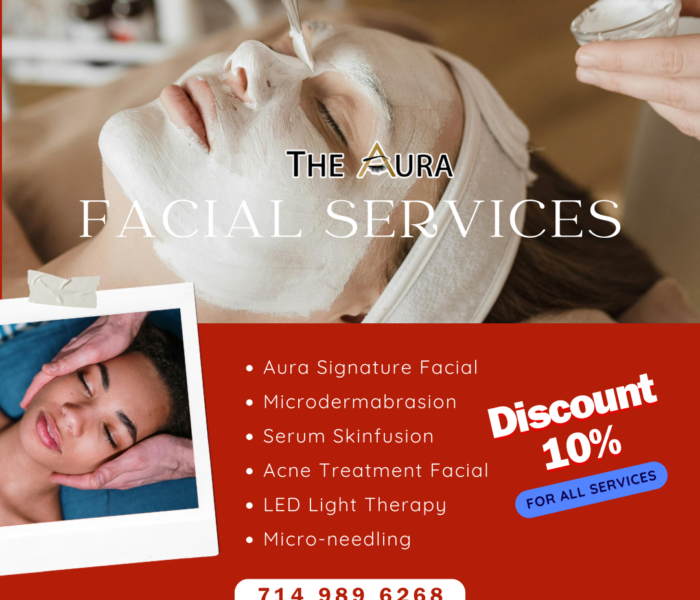 DISCOUNT 10% for all services at Aura Beauty