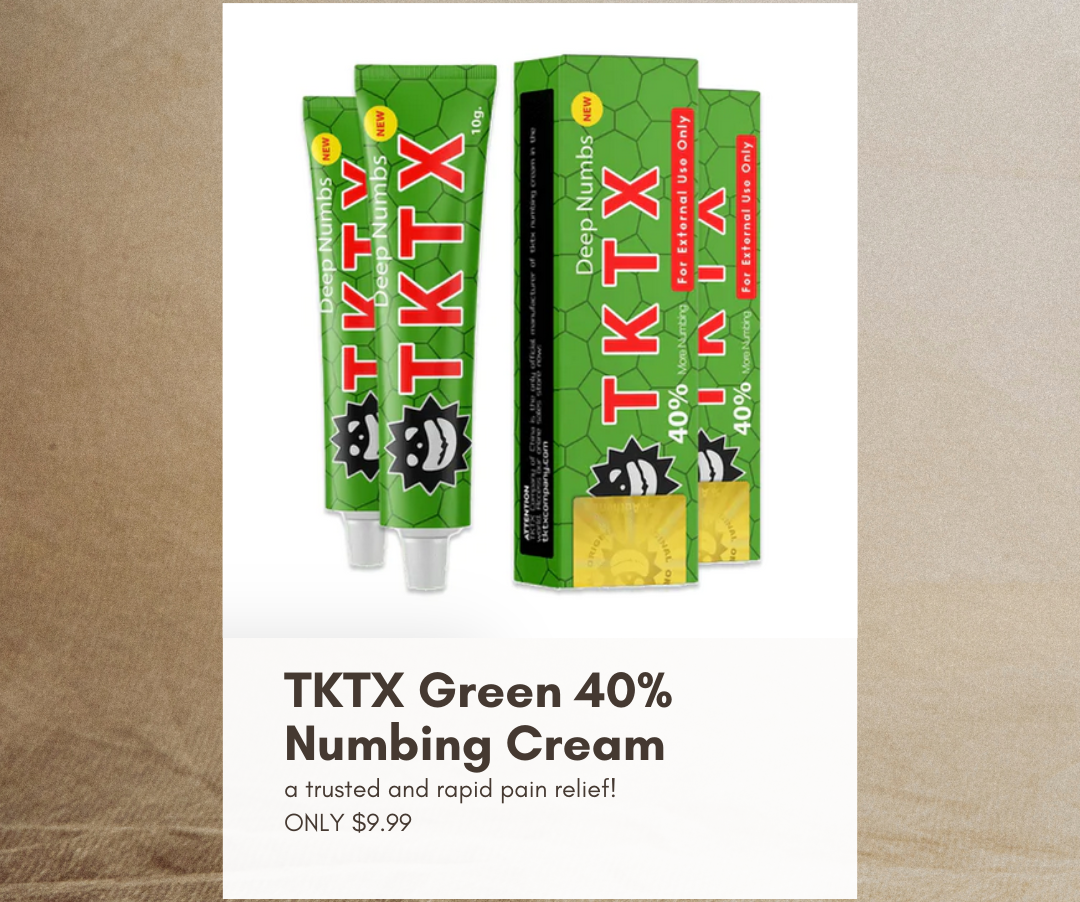 TKTX Green Tattoo Numbing Cream - Very cheap price!