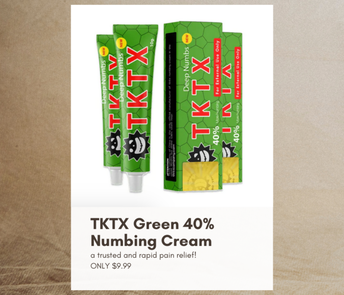 TKTX Green Tattoo Numbing Cream - Very cheap price!
