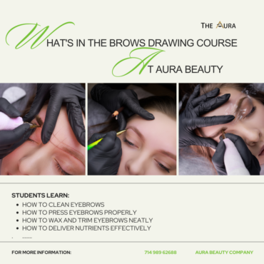 WHAT'S IN THE BROWS DRAWING COURSE AT AURA BEAUTY