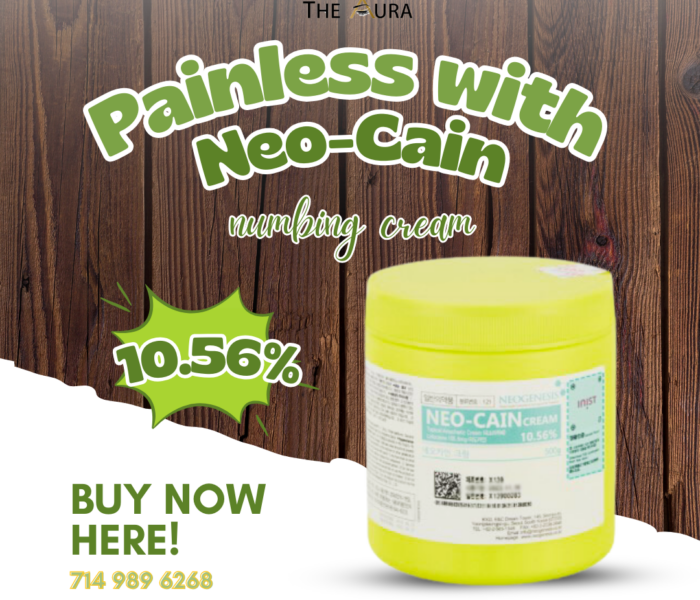 Better than any other anesthetic cream - Neo-Cain numbing cream offers a painless experience for cosmetic tattooing