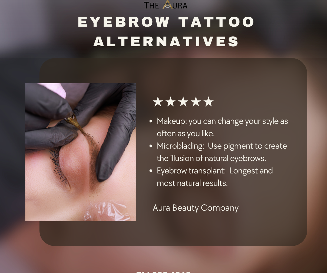 Eyebrow tattoo alternatives