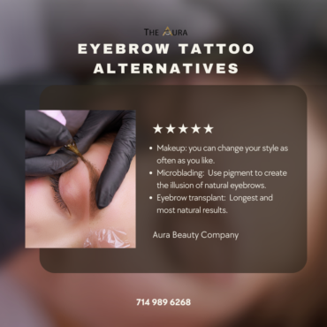 Eyebrow tattoo alternatives