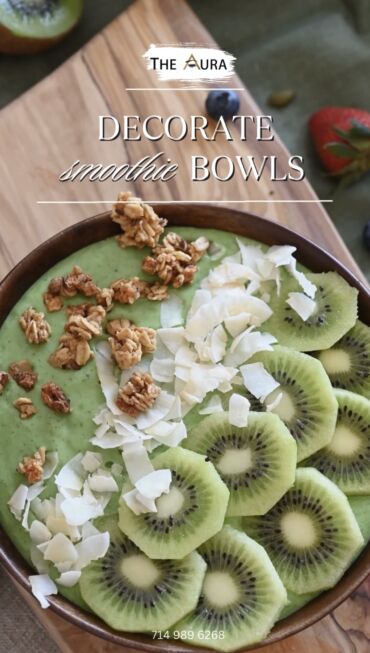 🍈Decorate smoothie bowl🍈