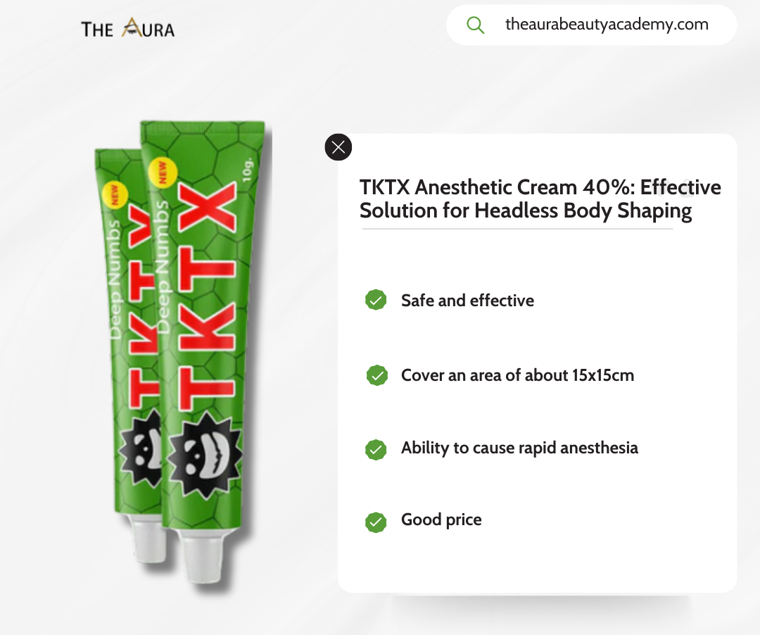 TKTX Anesthetic Cream 40%: An Effective Solution for Painless Body Shaping