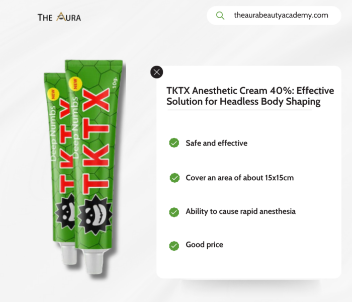 TKTX Anesthetic Cream 40%: An Effective Solution for Painless Body Shaping