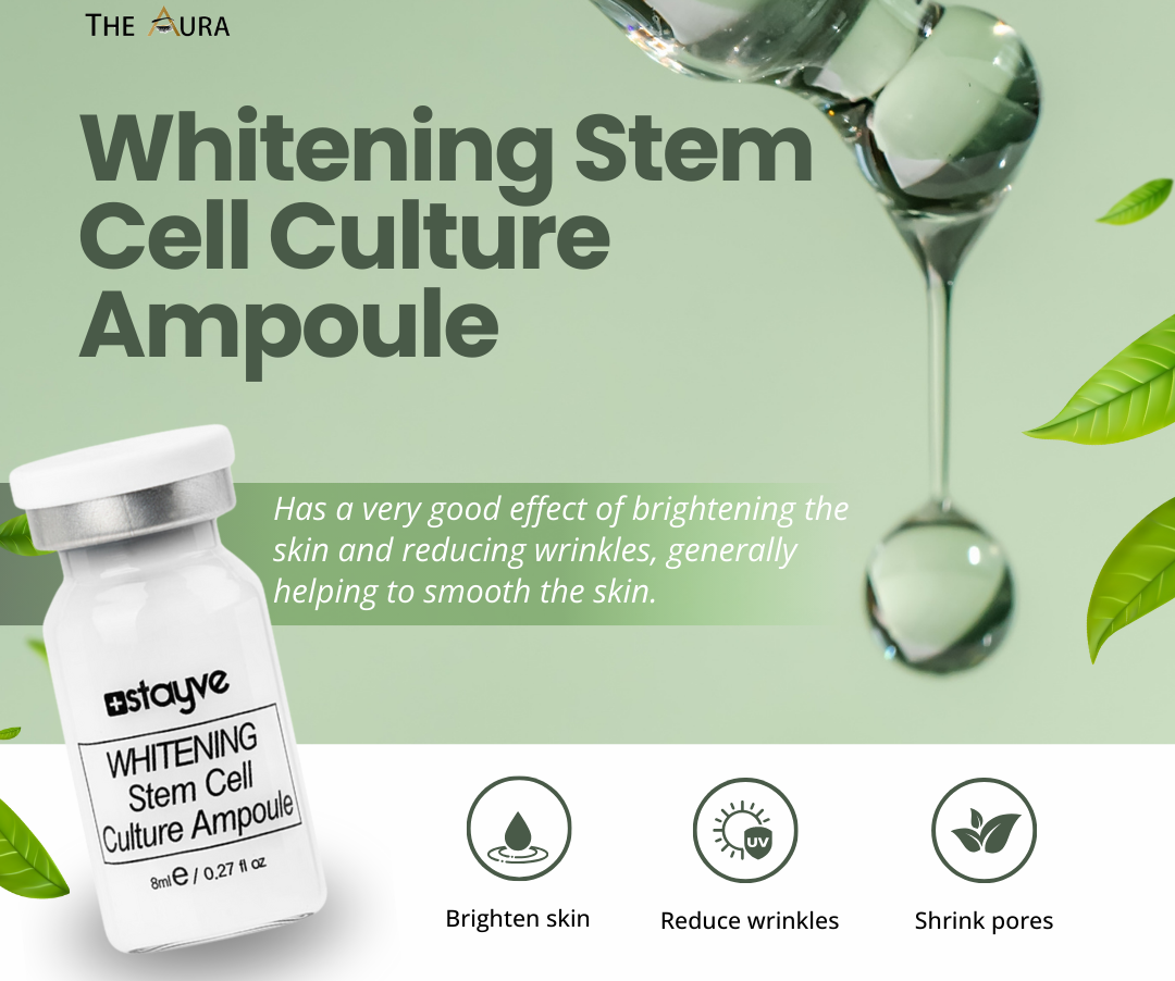 Skin whitening stem cell culture ampoule - Perfect Formula for Glowing Skin