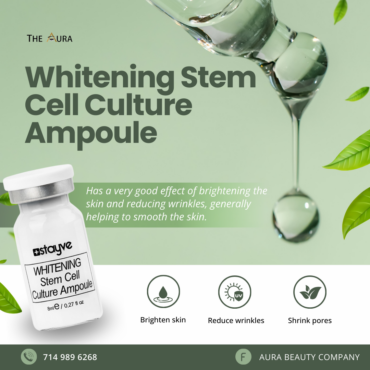 Skin whitening stem cell culture ampoule - Perfect Formula for Glowing Skin