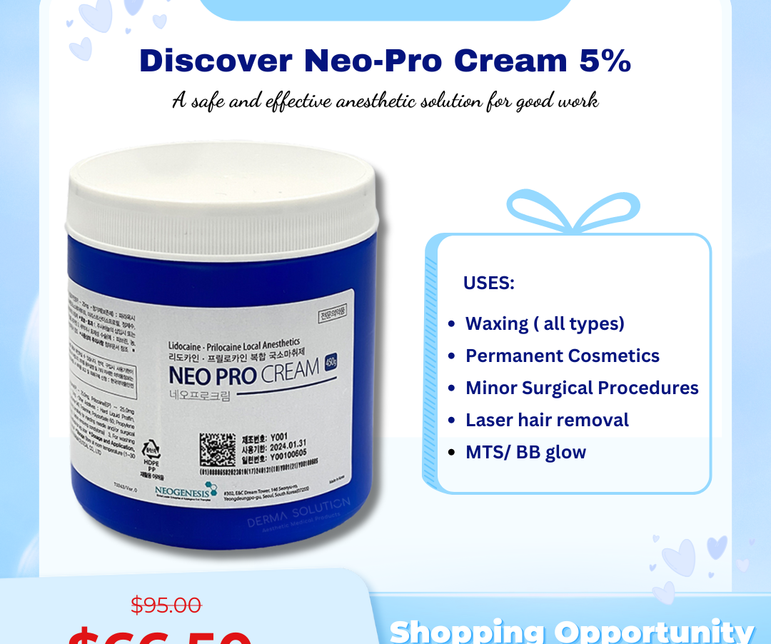 Discover Neo-Pro Cream 5% - A safe and effective anesthetic solution for good work