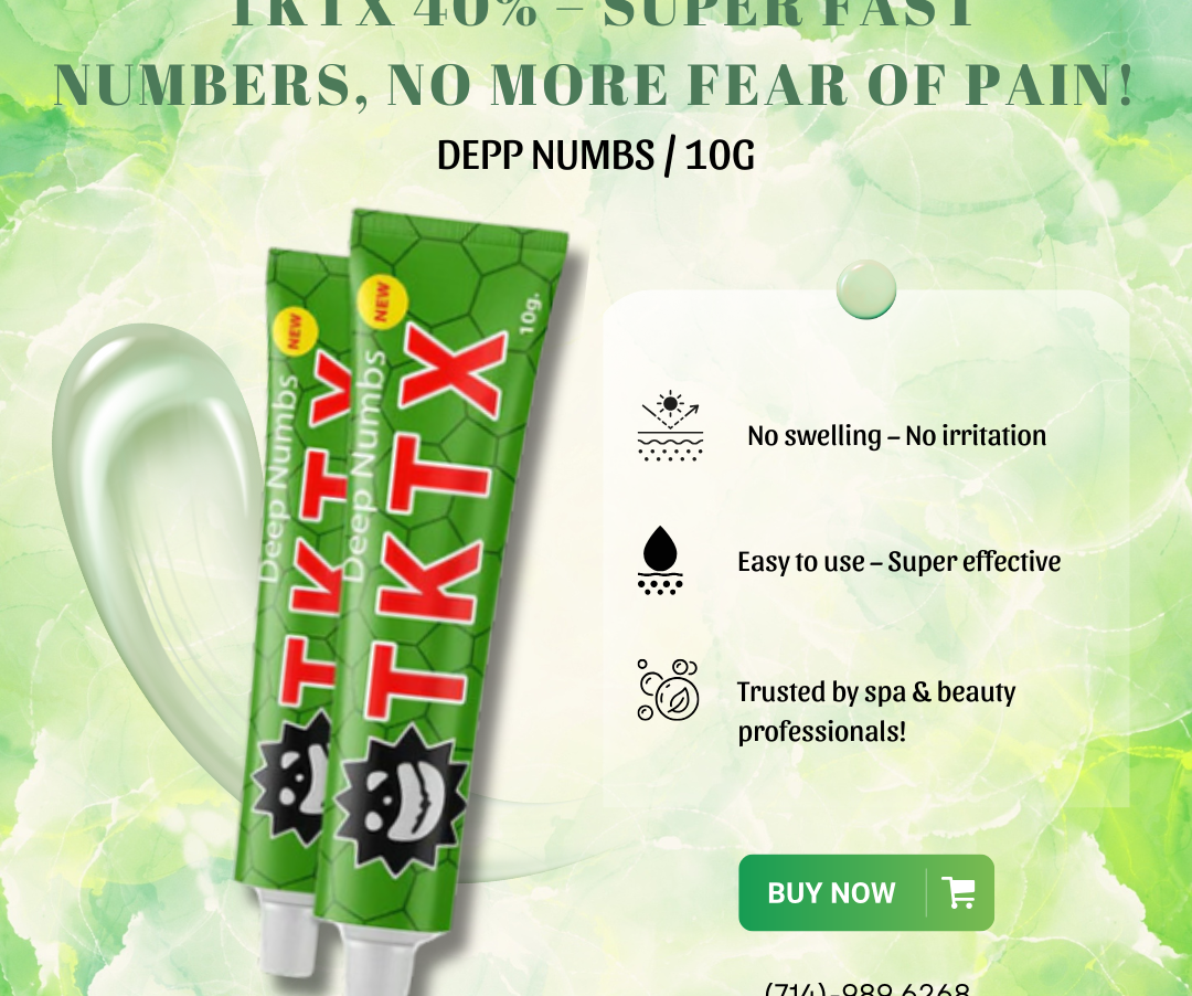 Deep Numbing – Safe – Painless With TKTX 40%