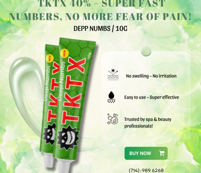 Deep Numbing – Safe – Painless With TKTX 40%