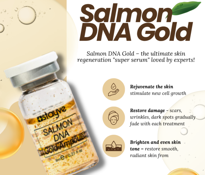 Salmon DNA Gold – Regenerating skin from within!