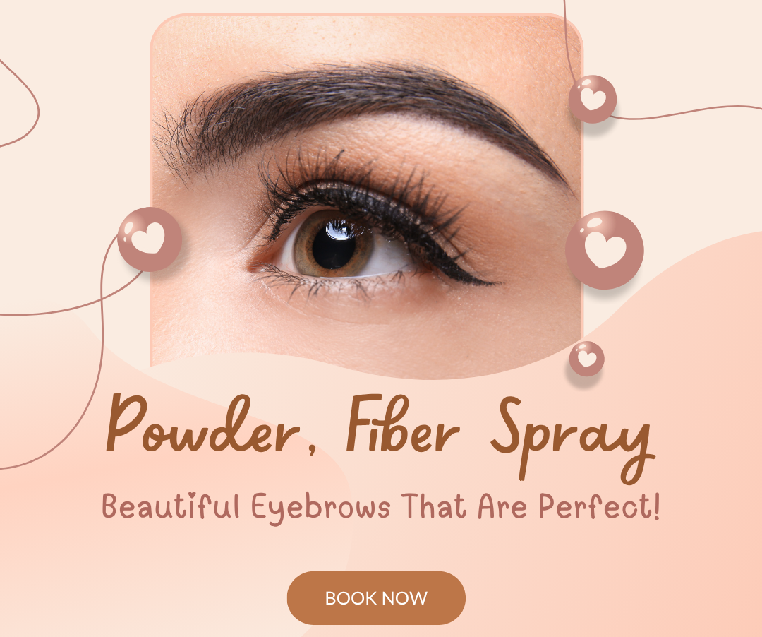 ✨ Powder, Fiber Spray - Beautiful Eyebrows That Are Perfect!