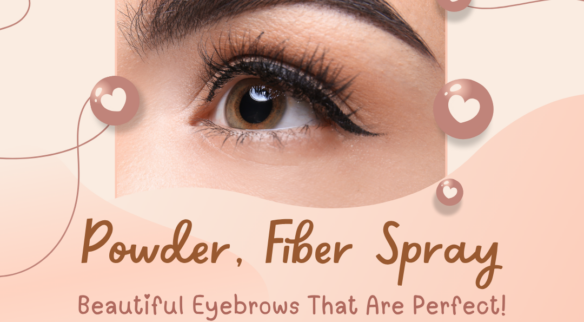 ✨ Powder, Fiber Spray – Beautiful Eyebrows That Are Perfect!