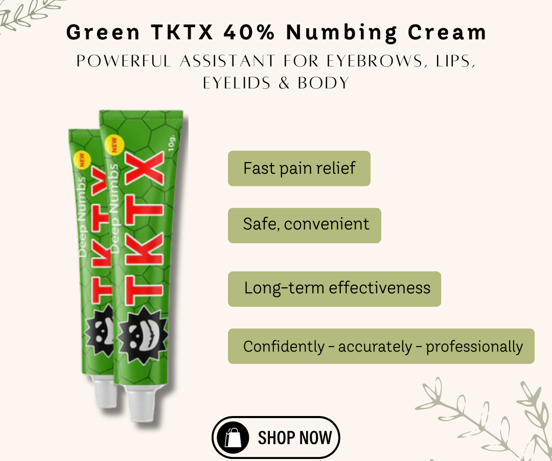 💎 TKTX 40% - A Powerful Assistant When Doing Eyebrows, Lips, Eyelids, Face & Body 💎