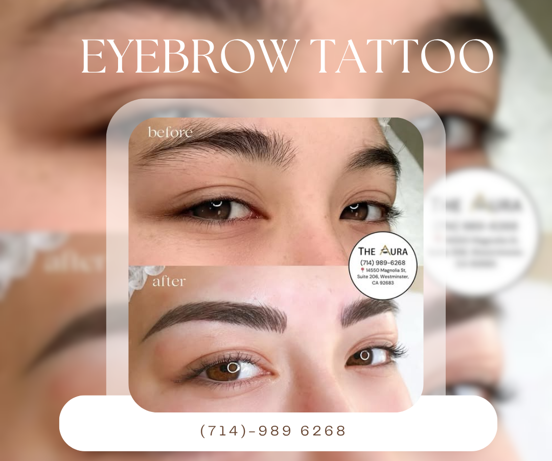 Eyebrows Tattoo – Standard Eyebrow Shape, Natural Like Real!
