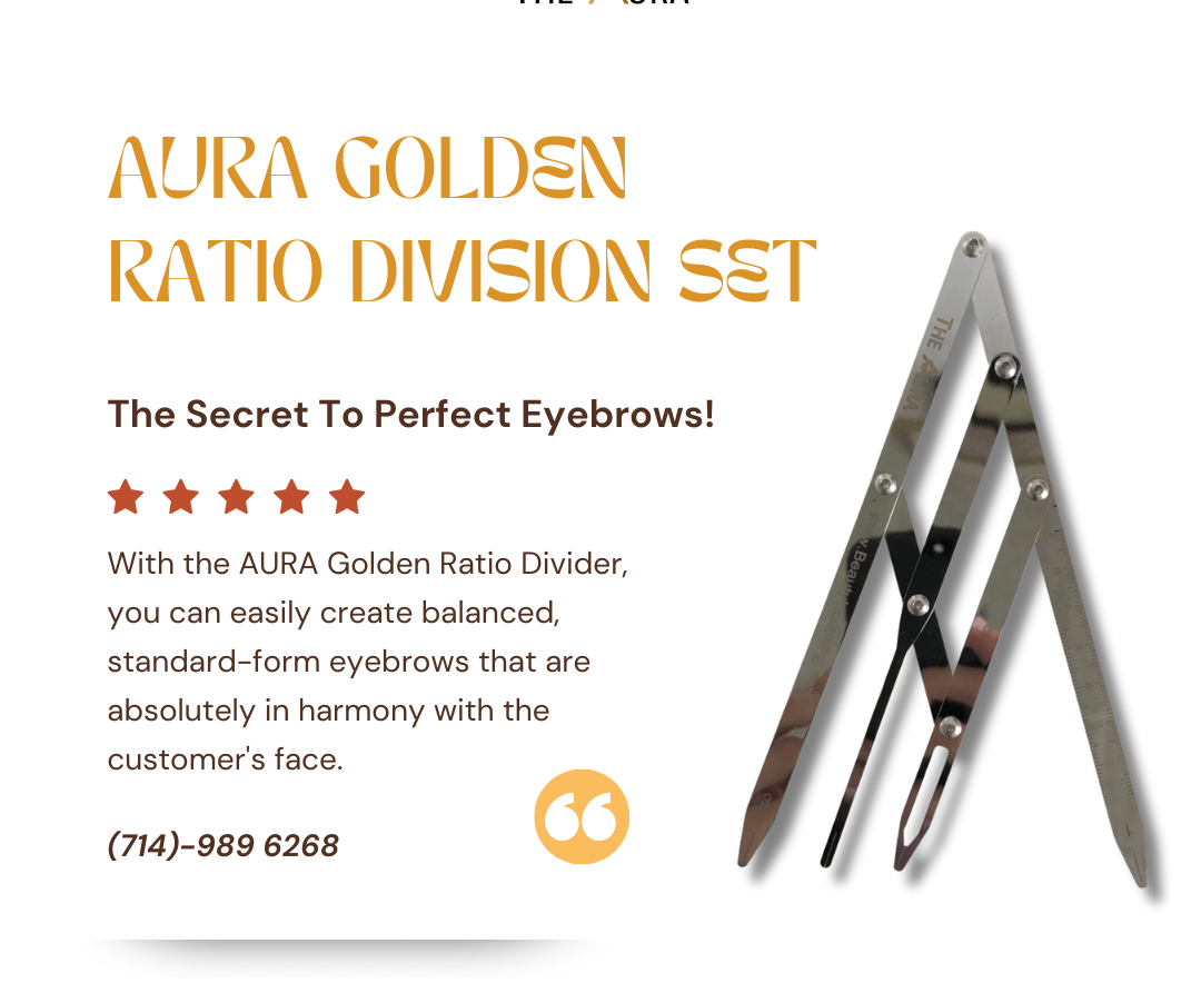 AURA GOLDEN RATIO DIVISION SET – The Secret To Perfect Eyebrows!