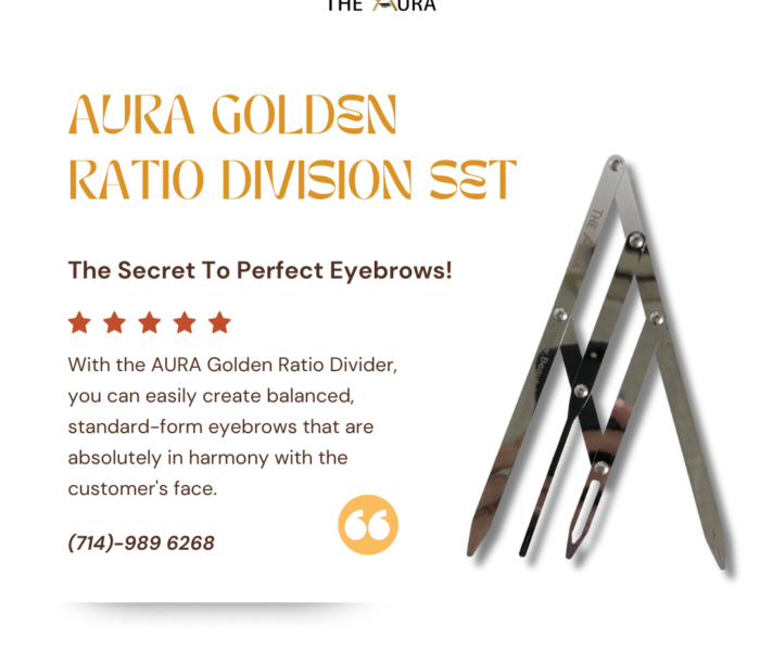 AURA GOLDEN RATIO DIVISION SET – The Secret To Perfect Eyebrows!