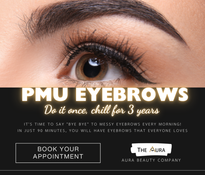 PMU eyebrows: Do it once, chill for 3 years
