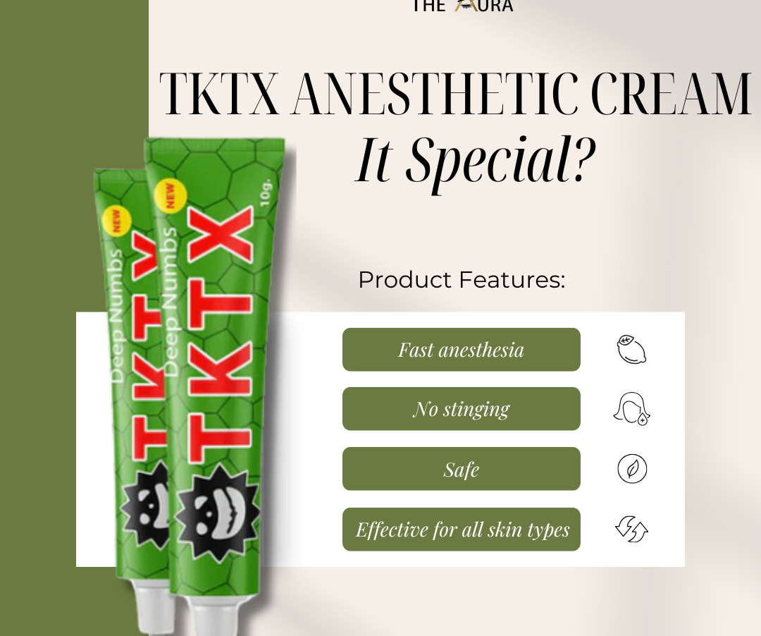 TKTX Anesthetic Cream – The secret to smooth tattooing/spraying!