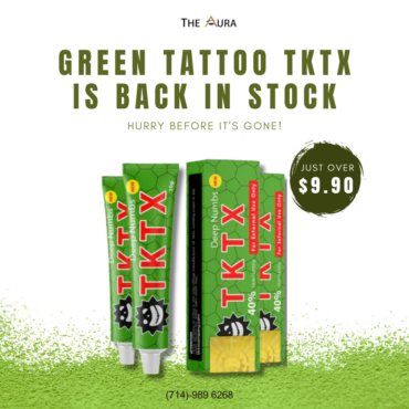 GREEN TATTOO TKTX IS BACK IN STOCK – HURRY BEFORE IT'S GONE!