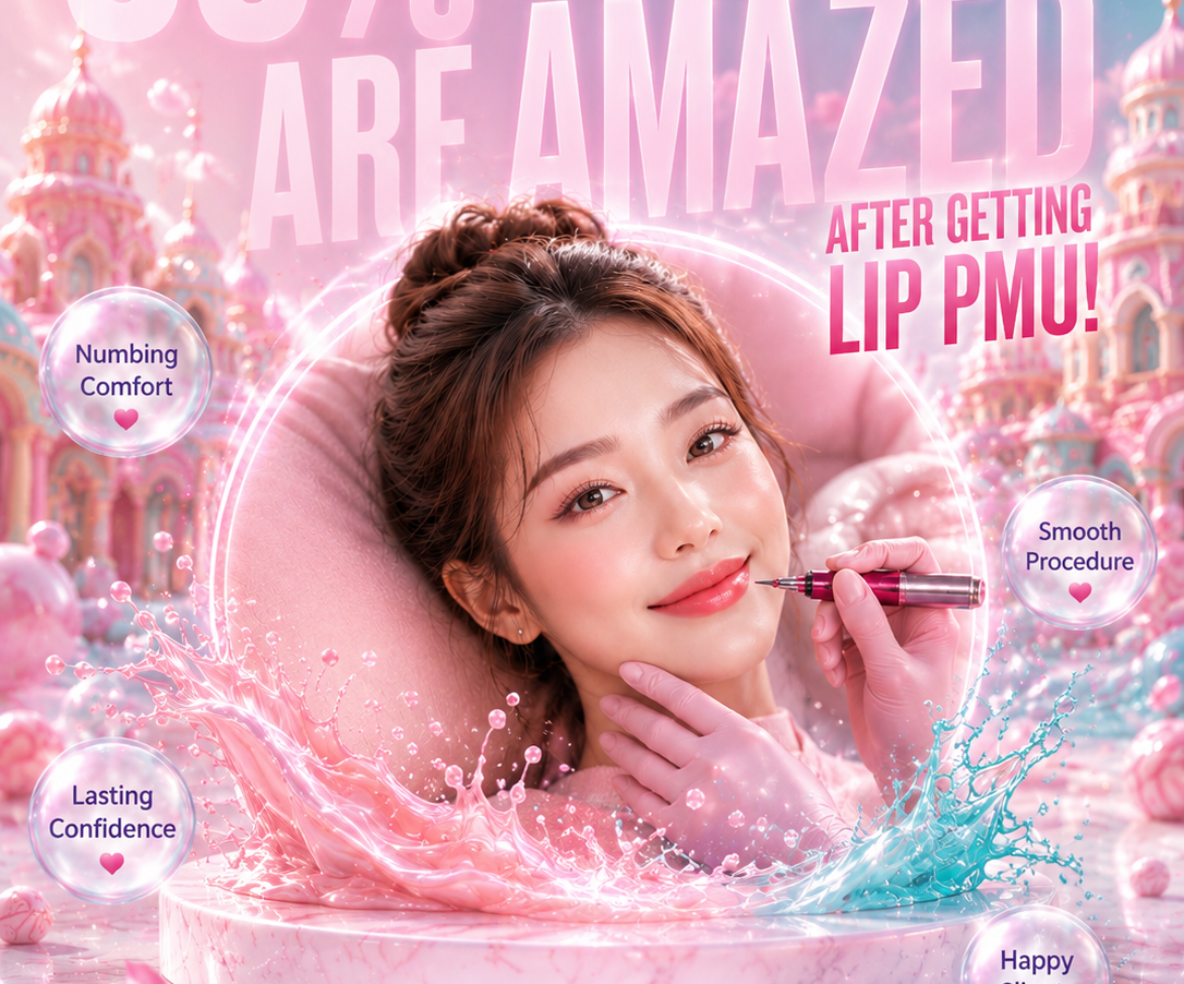 99% of women are amazed after getting Lip PMU!