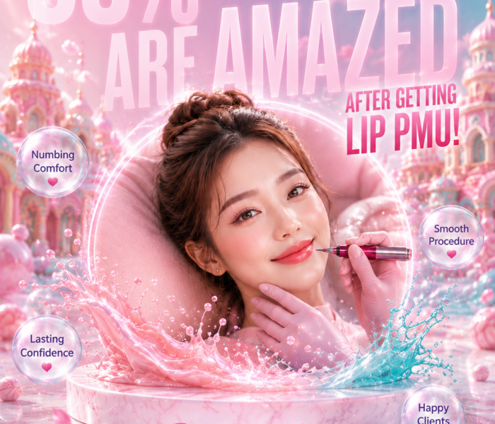 99% of women are amazed after getting Lip PMU!