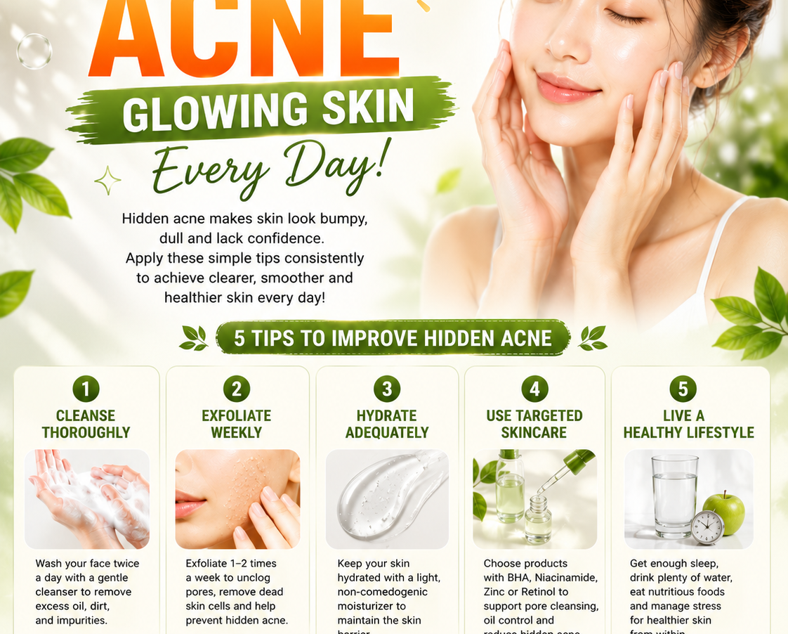 BANISH CONGESTED ACNE – REVEAL SMOOTH, RADIANT SKIN!