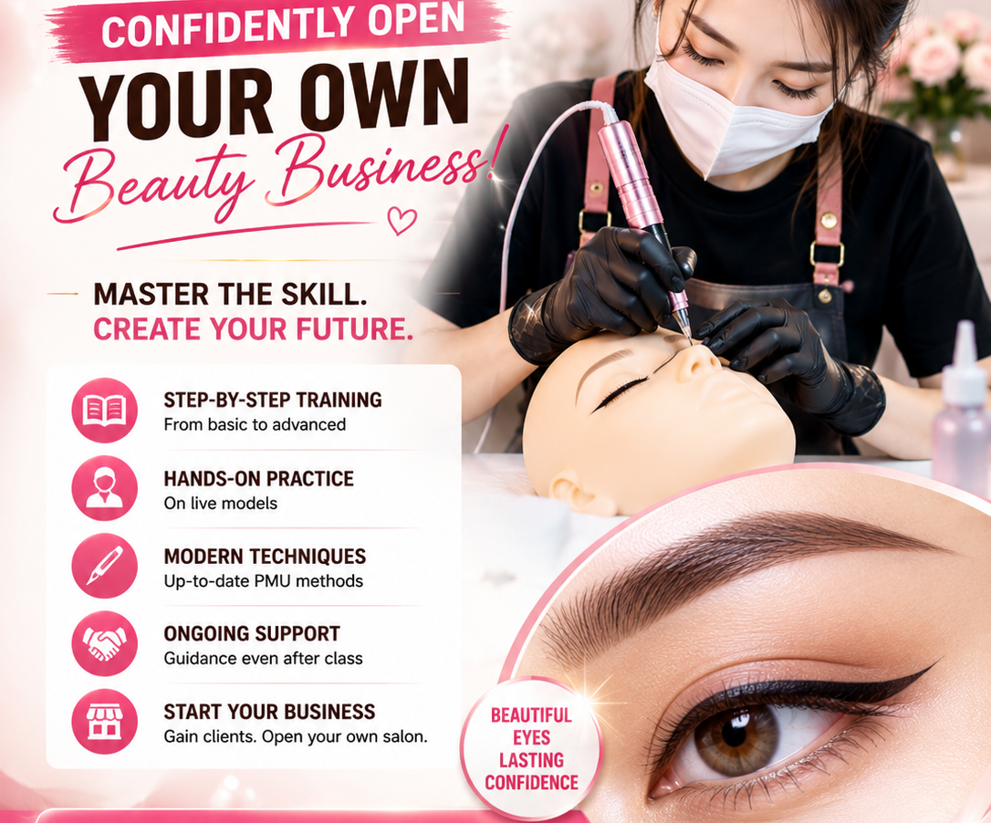 Learn Eyeliner Tattooing – Confidently Open Your Own Salon